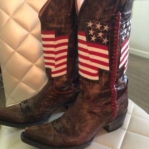 Old Gringo American Flag Boots